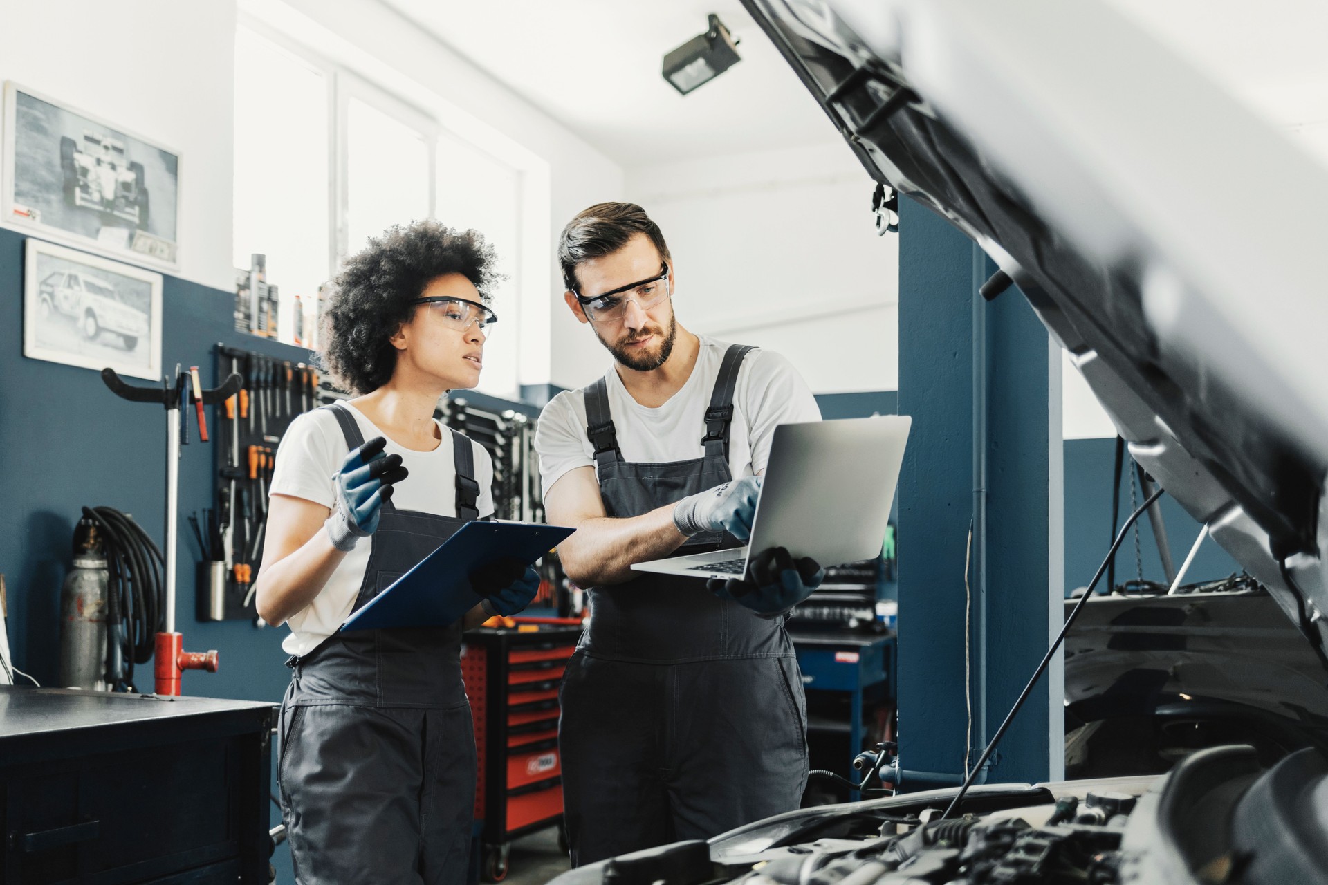 Check Engine and Service Maintenance